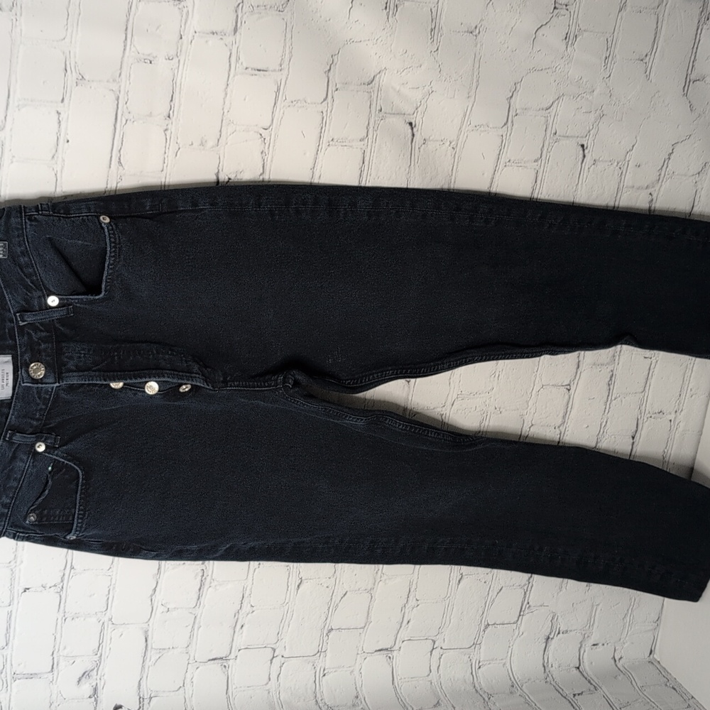 Agolde Remy High Rise Straight Leg Jeans With Button Fly In Satellite - Picture 2 of 7